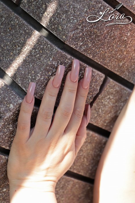 Summer photo shoot of a new body manicure on my long nails