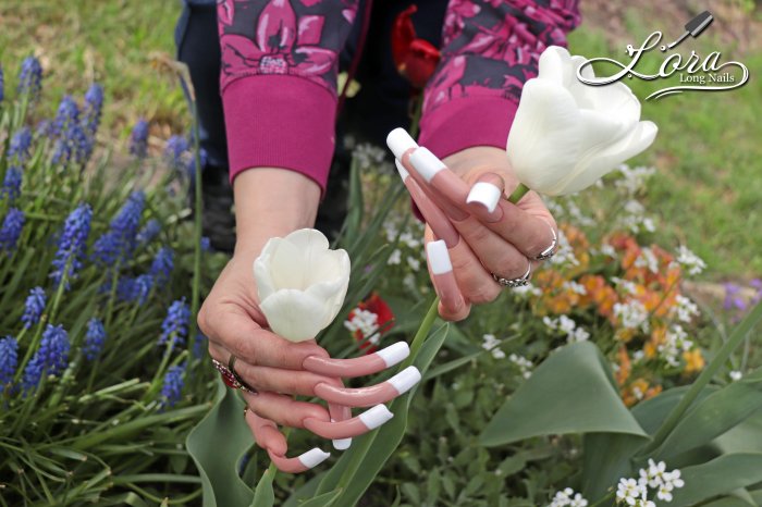 🌼 Spring photo session NAILS FRENCH