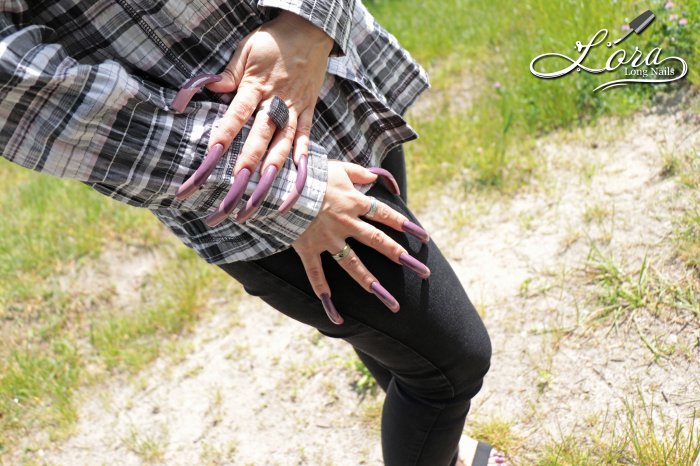 Long Toenails & Long Nails - Lake, Summer