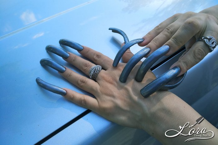 🌻 Sunflowers 🚗 Car and LONG NAILS