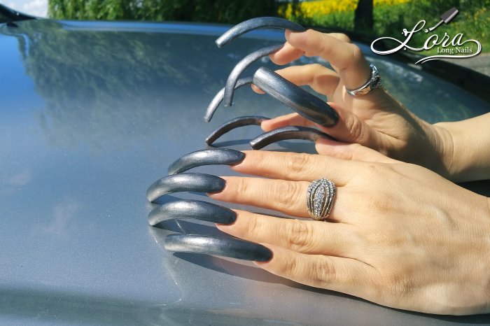 🌻 Sunflowers 🚗 Car and LONG NAILS