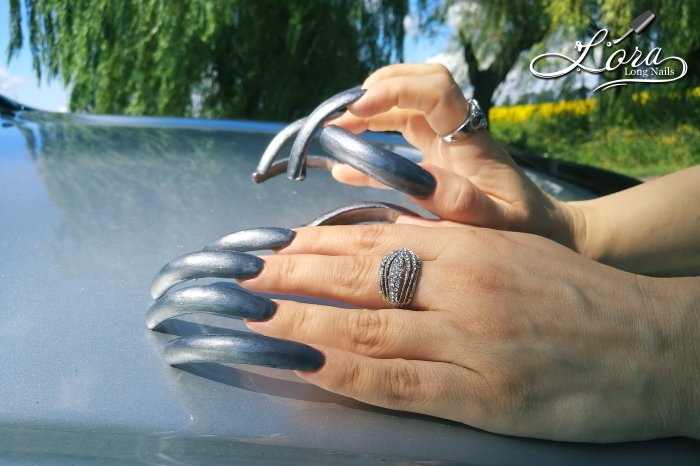 🌻 Sunflowers 🚗 Car and LONG NAILS