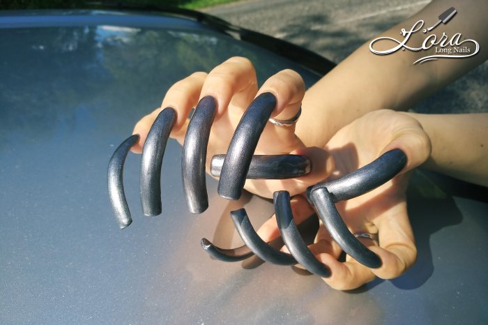 🌻 Sunflowers 🚗 Car and LONG NAILS