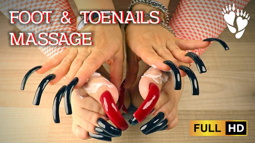 Foot & Long Toenails Massage