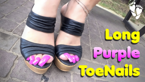 long toenails in high heels