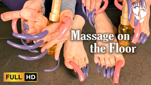 Massage on the Floor (asmr, tapping, massage)