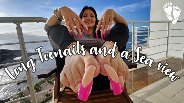 Long Toenails And A Sea View Lora Long Nails